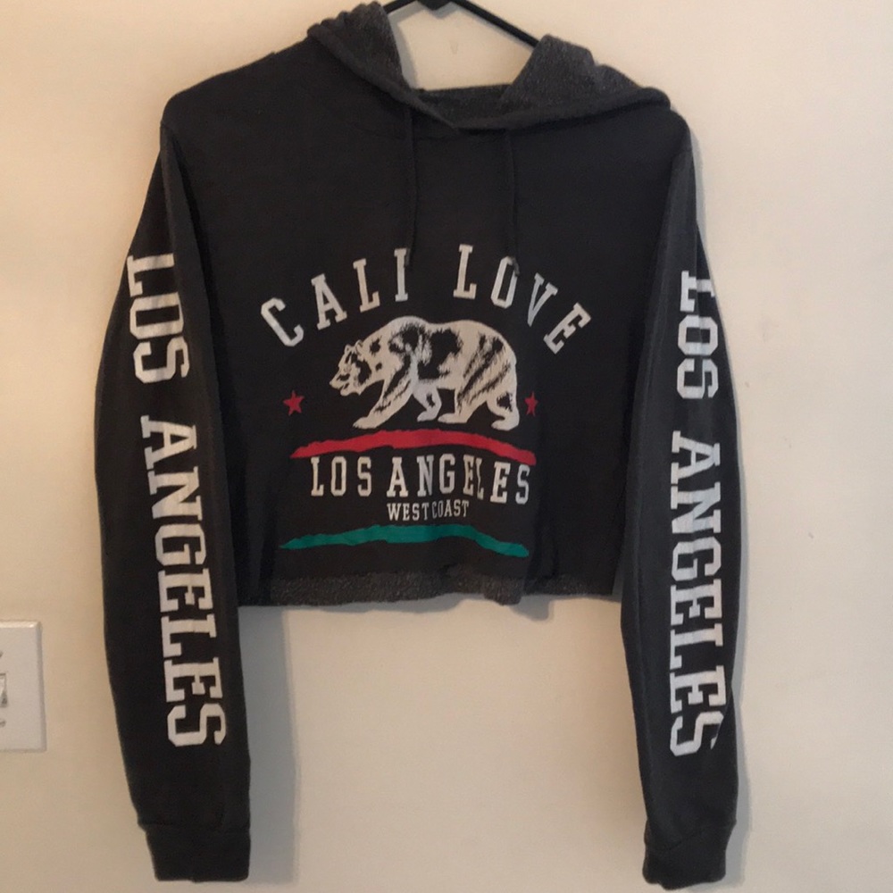 Cropped Cali Love Hoodie